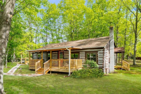 Modernized Log Cabin w Hot Tub Fire Pit & Views